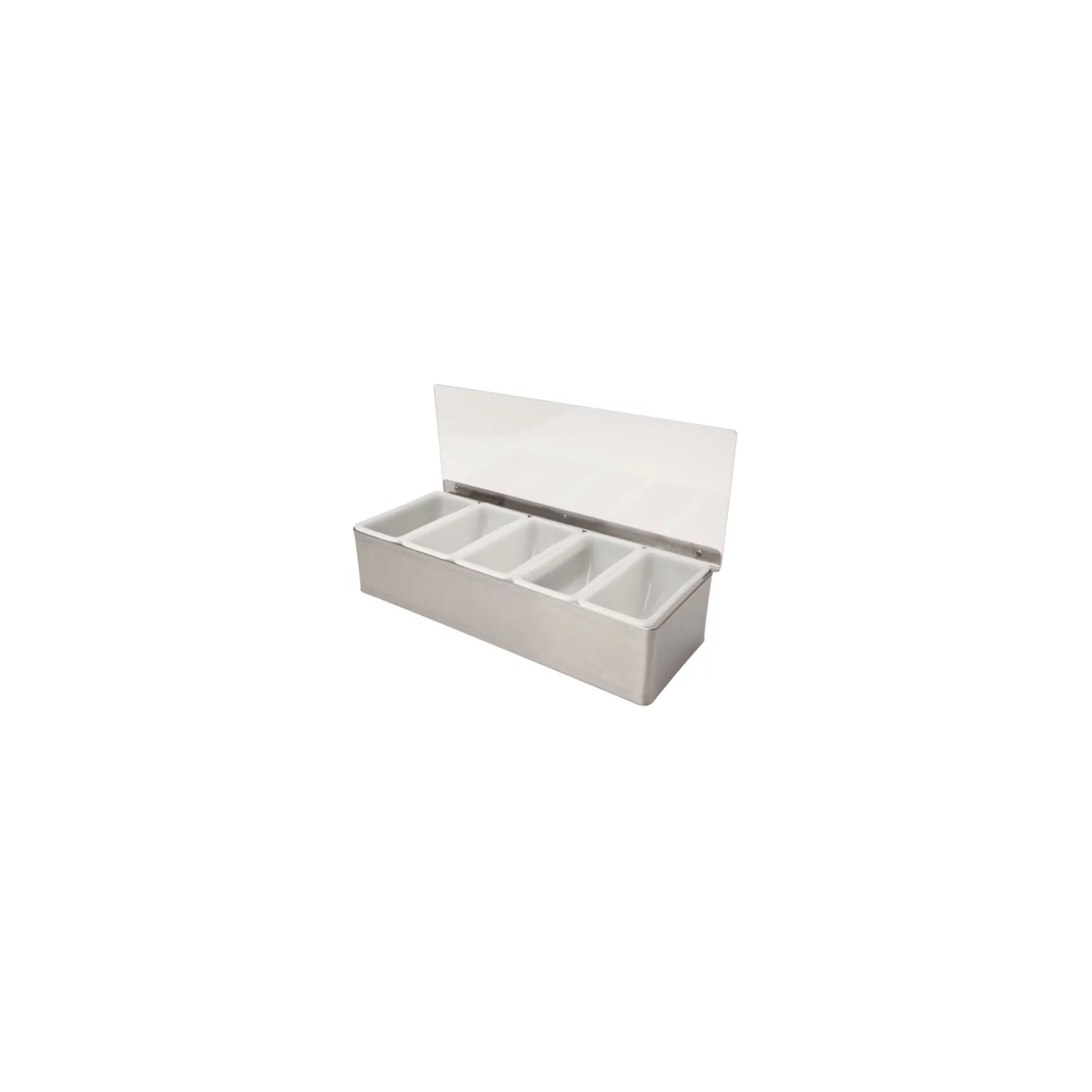 Boîte à Ingrédients PurpleMinder - 6 Compartiments Inox 304 - Chaque Bac 600ml Pour épices Et Condiments