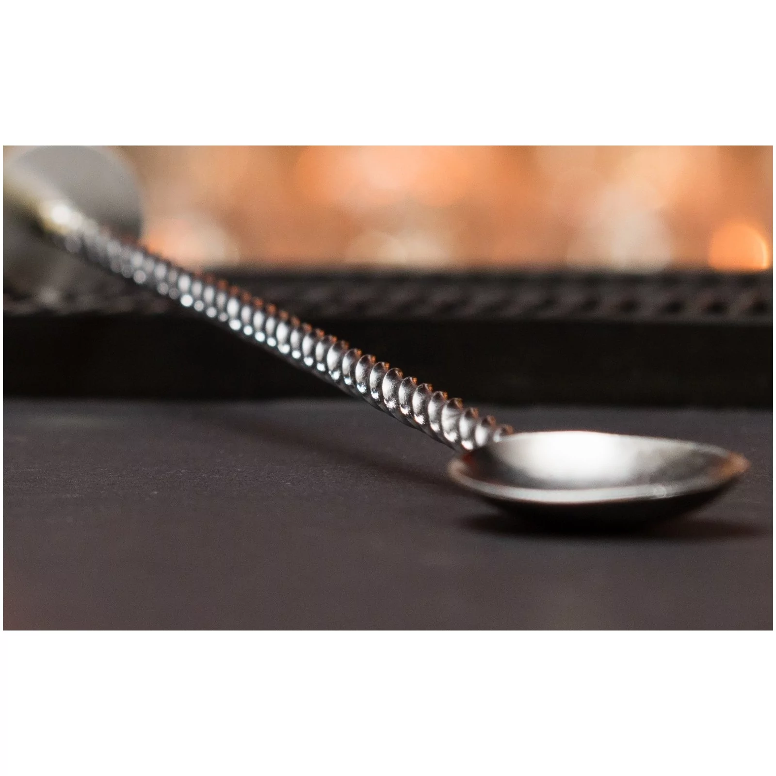 2 Cuillères De Bar En Acier Inoxydable - Design Torsadé Et Long Manche Pour Cocktails Parfaits