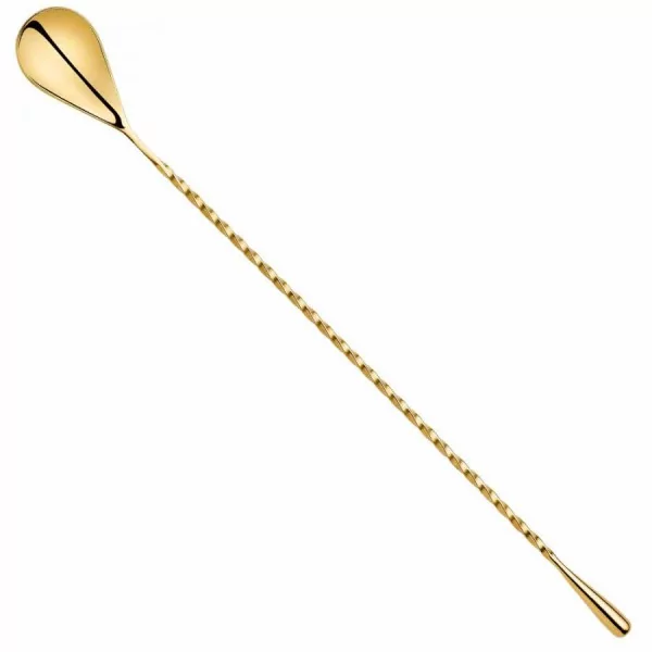 Cuillère Bar 30cm Acier Inoxydable - Mélangeur Cocktail Long 🍹