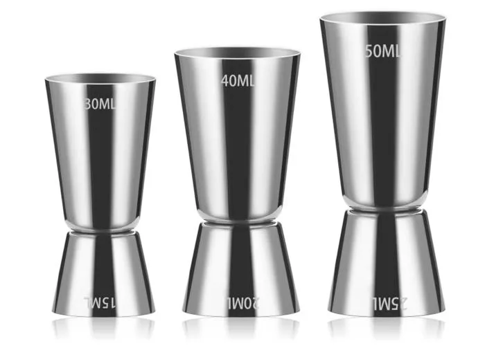 Tasse Doseuse En Verre 70 Ml Avec Double Bec Et Poignée - Pour Expresso, Lait, Cocktails, Marquages Oz/ml